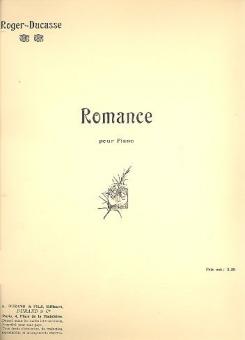Roger-Ducasse Romance Piano 