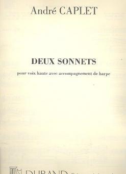 2 Sonnets Soprano / Harpe 