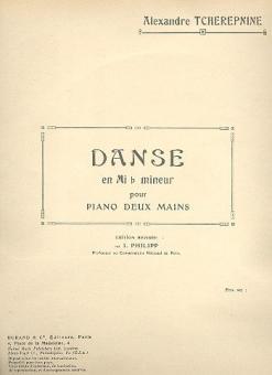 Danse Nr. 2 Piano Eb Minor 