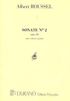 Sonate Nr. 2, op. 28 pour Violon et Piano 