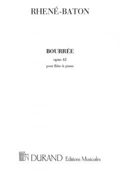 Bourree Op. 42 pour Flute et Piano 