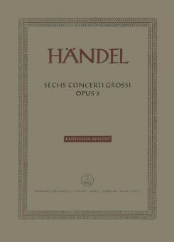 Sechs Concerti grossi op. 3 HWV 312-317 
