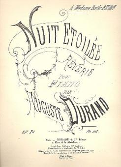 Nuit Etoilee op.70 
