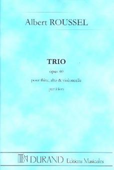Trio op. 40 pour Flute, Alto et Violoncelle 