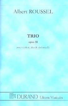 Trio pour Violon, Alto et Violoncelle Op. 58 