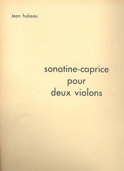 Sonatine Caprice 2 Violons 