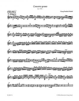 Concerto grosso B-Dur op. 3/1 HWV 312 