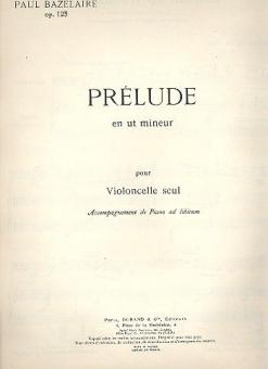 Prelude Violoncelle 