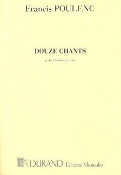 Douze Chants pour Mezzo-Soprano et Piano 