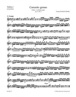 Concerto grosso B-Dur op. 3/2 HWV 313 