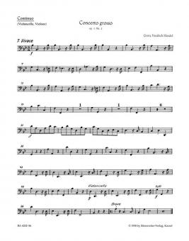 Concerto grosso B-Dur op. 3/2 HWV 313 