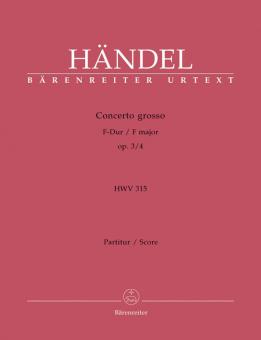 Concerto grosso F-Dur op. 3/4 HWV 315 