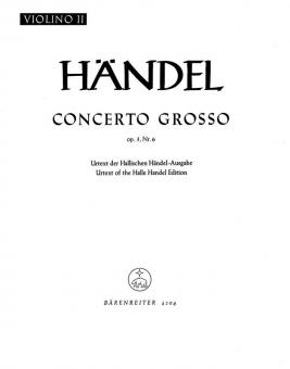 Concerto grosso D-Dur op. 3/6 HWV 317 