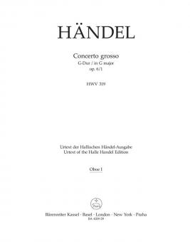 Concerto grosso G-Dur op. 6/1 HWV 319 