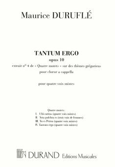 Quatre Motets Sur Des Themes Gregoriens op. 10 Nr. 4 