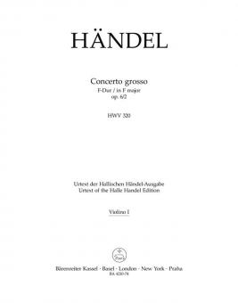 Concerto grosso F-Dur op. 6/2 HWV 320 