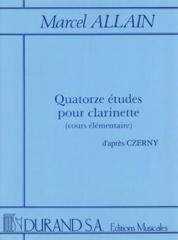 14 Études pour clarinette d'apres Czerny 