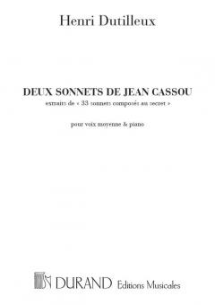 2 Sonnets J. Cassou 