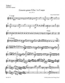 Concerto grosso F-Dur op. 6/9 HWV 327 Standard