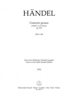 Concerto grosso d-Moll op. 6/10 HWV 328 
