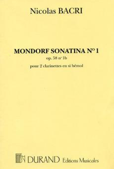 Mondorf Sonatina Nr. 1 op. 58 Nr. 1b 
