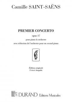 Premier Concerto Op. 17 pour piano et Orchestre 