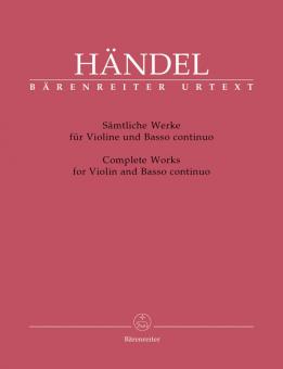 Sämtliche Werke für Violine und Basso continuo Standard