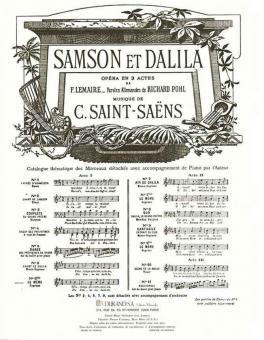 Samson & Dalila Nr. 6B (frz./dt.) Soprano En Sol 