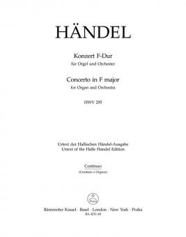 Konzert Nr. 13 F-Dur HWV 295 