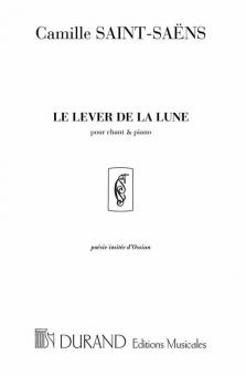 Le Lever de La Lune pour Chant et Piano 