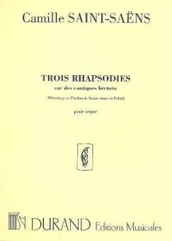 3 Rhapsodies sur des Cantiques Bretons op. 7 