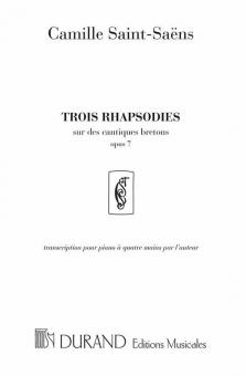 3 Rhapsodies sur des Cantiques Bretons op. 7 