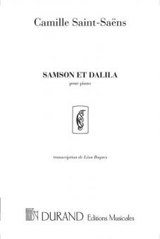 Samson & Dalila Trancrit pour piano S 