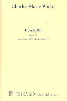 Quatuor Piano Op. 66 / Vln / Alto / Vlc 