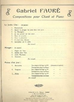 Poeme d'un Jour Nr. 3 Adieu 