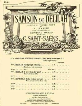 Samson & Dalila Nr. 6B (engl./frz.) Soprano En Sol 