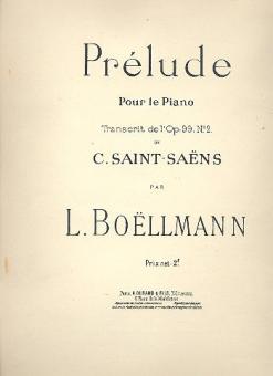 Prelude op. 99 Nr. 2 Piano (Boellmann) 
