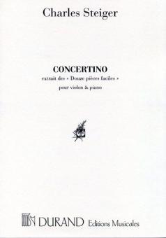 Concertino Extrait Des Douze Pieces Faciles 