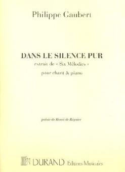 Dans Le Silence pour Chant 