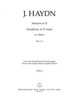 Sinfonie Nr. 6 D-Dur Hob. I:6 