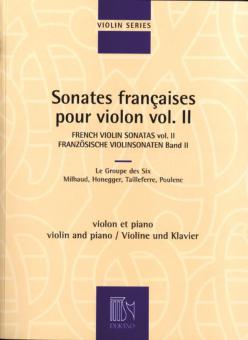 Sonates Francaises pour Violon et Piano Vol. 2 