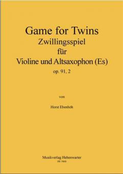 Zwillingsspiel für Violine und Altsaxophon op. 91, 2 