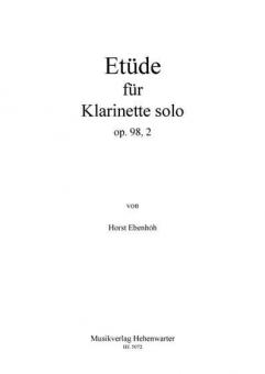 Etüde für Klarinette solo (B) op. 98, 2 