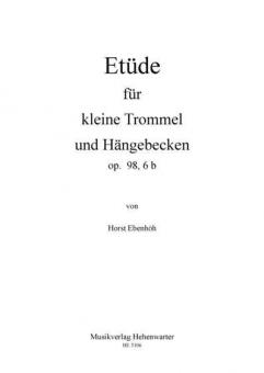 Etüde für kleine Trommel und Hängebecken op. 98, 6 b 