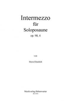 Intermezzo für Soloposaune op. 98, 4 