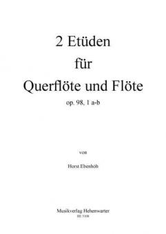 Etüden für Flöte und Querflöte solo op. 98, 1 