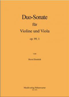 Duo-Sonate für Violine und Viola op. 99, 1 