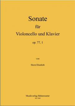 Sonate für Violoncello und Klavier op. 77, 1 