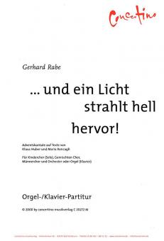 ... und ein Licht strahlt hell hervor! 