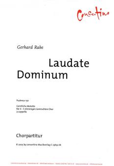 Laudate Dominum 